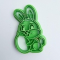 Cute bunny cookie cutter