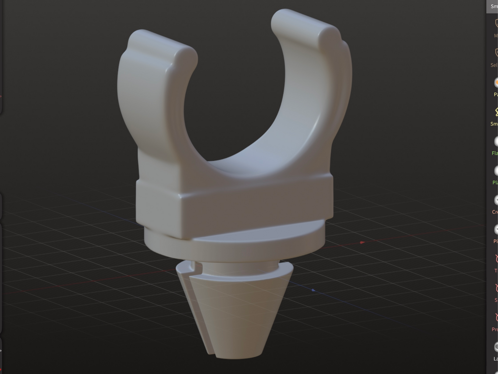 Hood rod/prop clip
