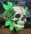 Hueforge Skull with Rose