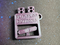 Keychain Version[Print In Place] FlipFlop Button
