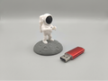 Astronaut USB stick holder