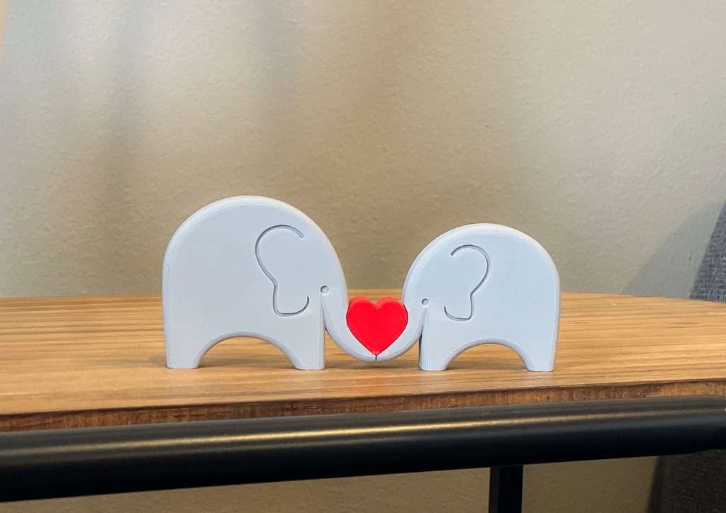 Elephant Puzzle Valentine
