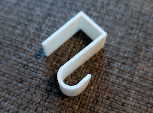 Closet Door Hook (1.8cm thickness)