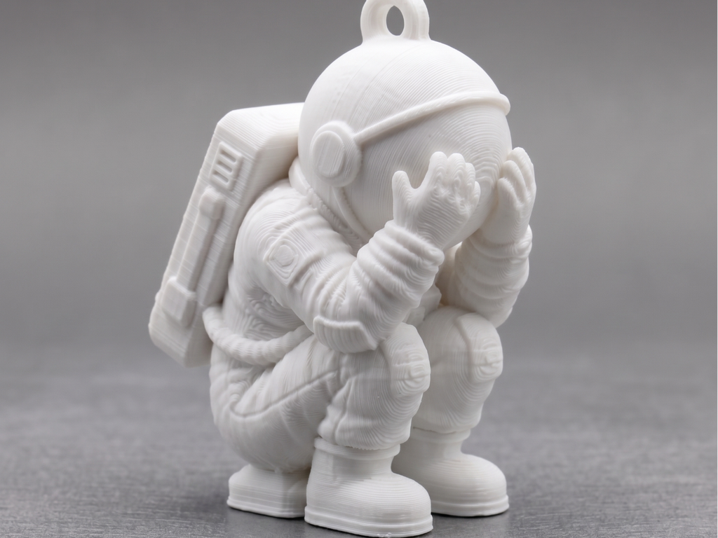 Despairing astronaut