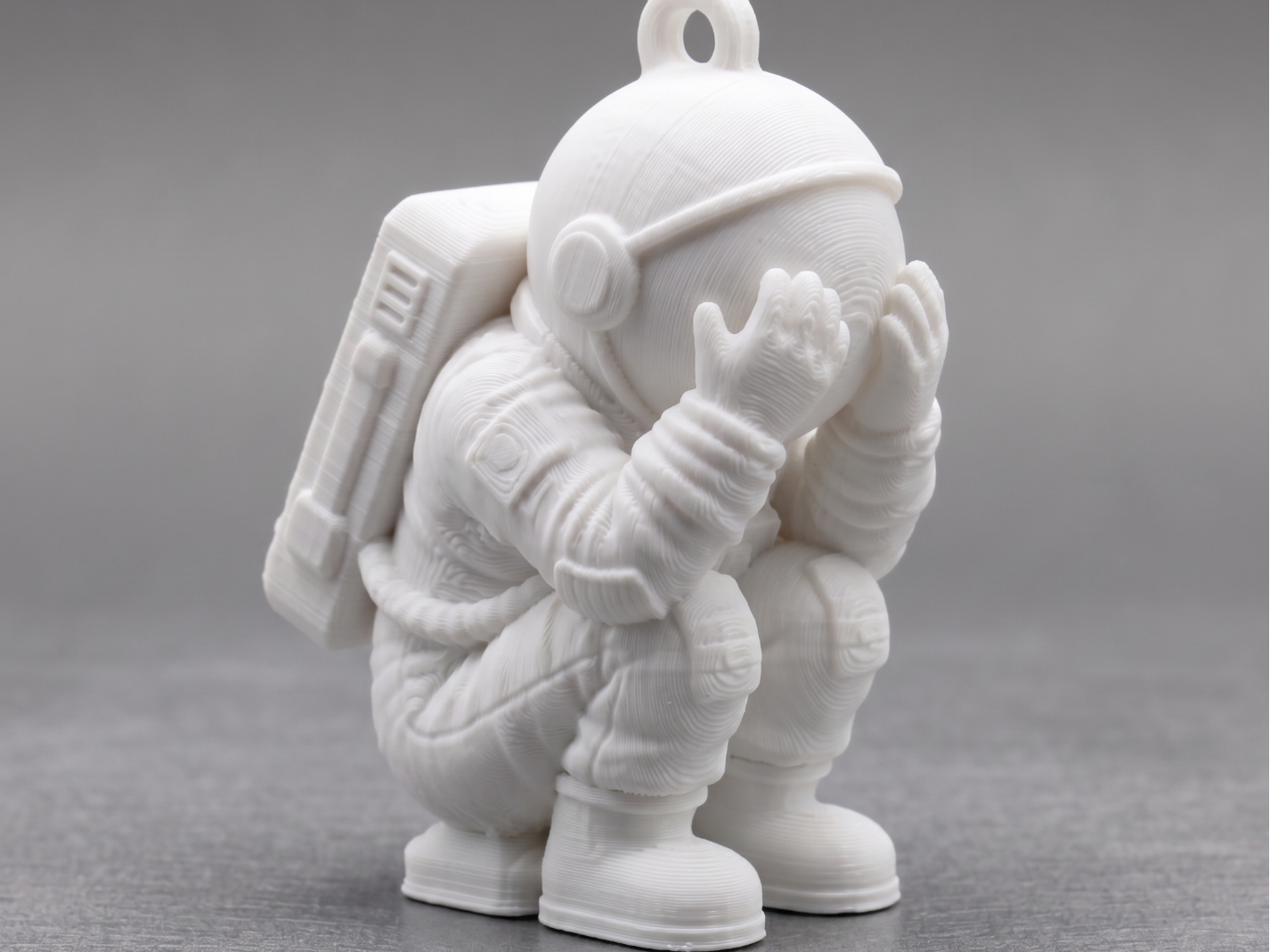 Despairing astronaut