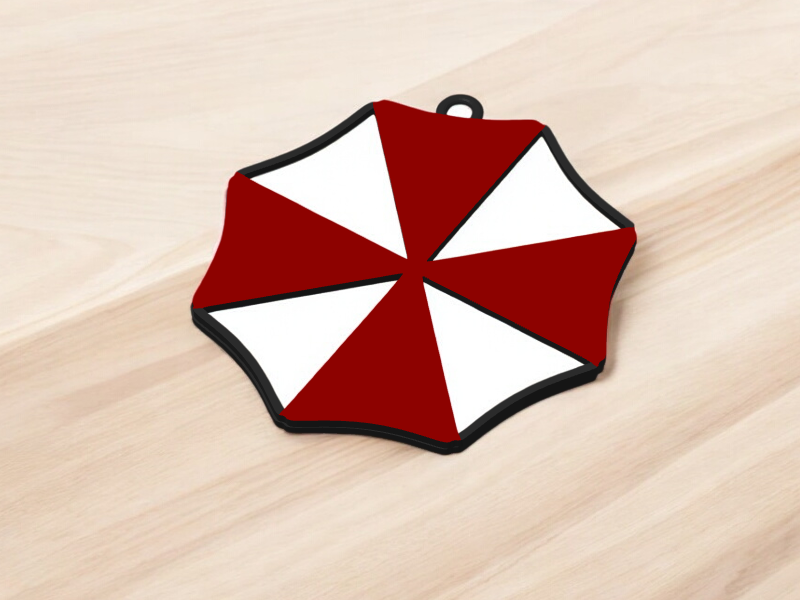 Umbrella Corporation Keychain