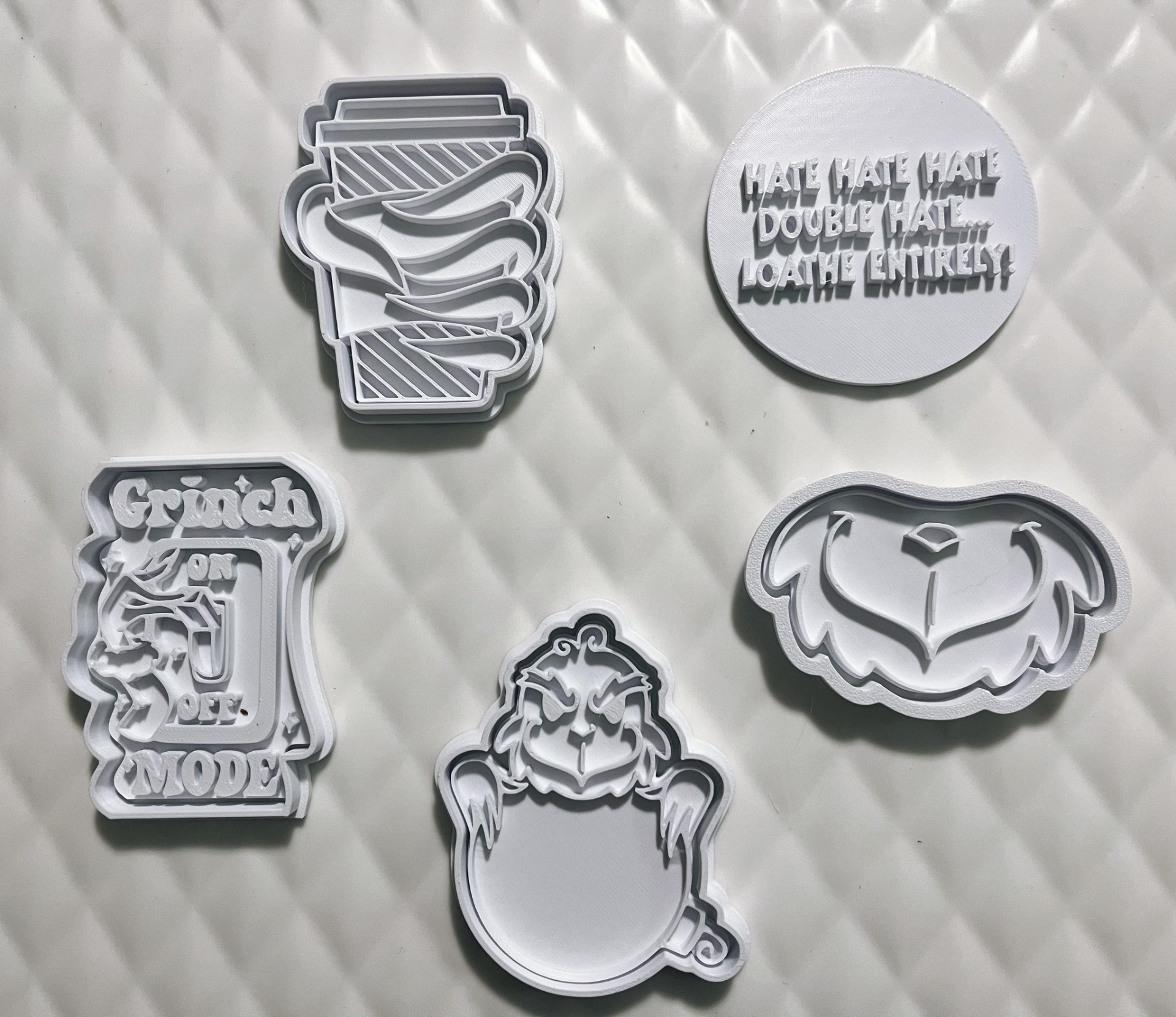 Grinch Cookie Cutters and Stamps