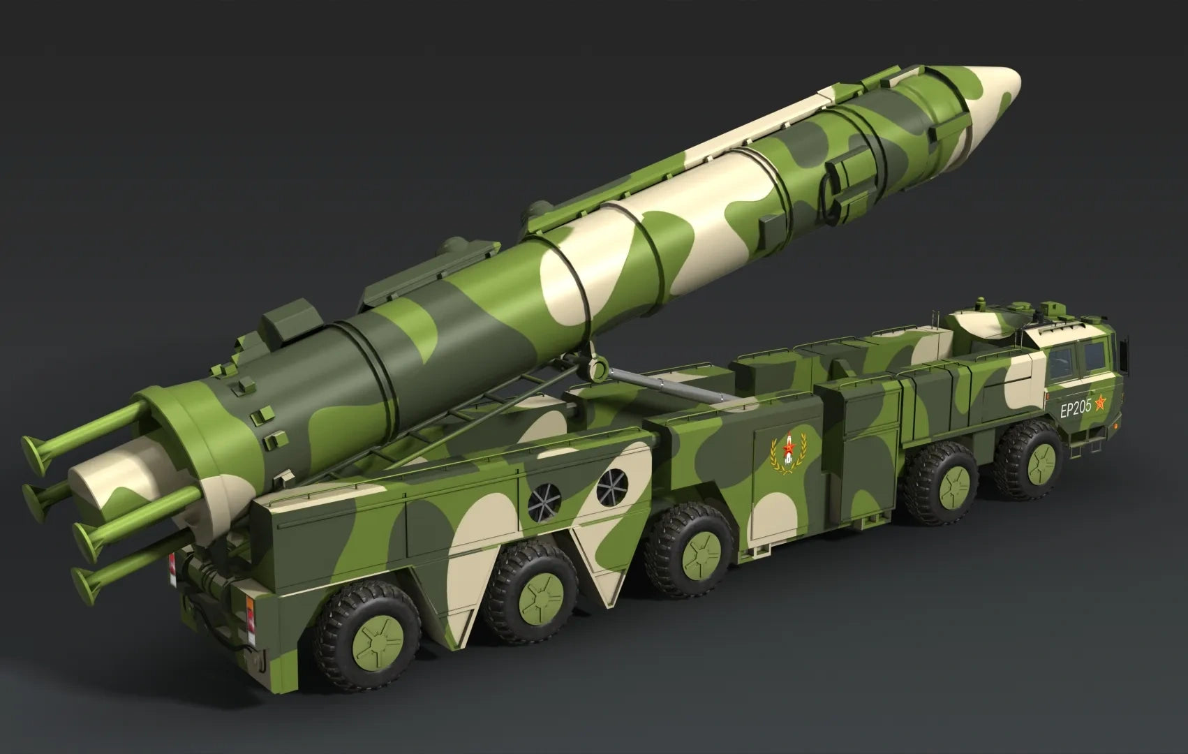 DF-21D东风导弹汽车模型