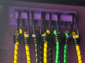 Wide Hanger for Multiple Items Such as Bungee Cord