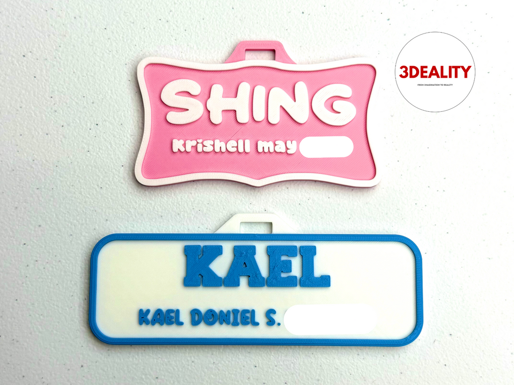 Name Tag Customizable Template
