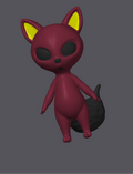 Alien-Fox Hybrid Creature - Cute 3D Print