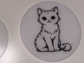 Untersetzer Katze