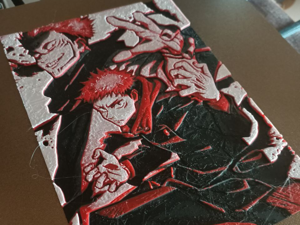 Yuji Itadori & Sukuna – Jujutsu Kaisen (Hueforge)