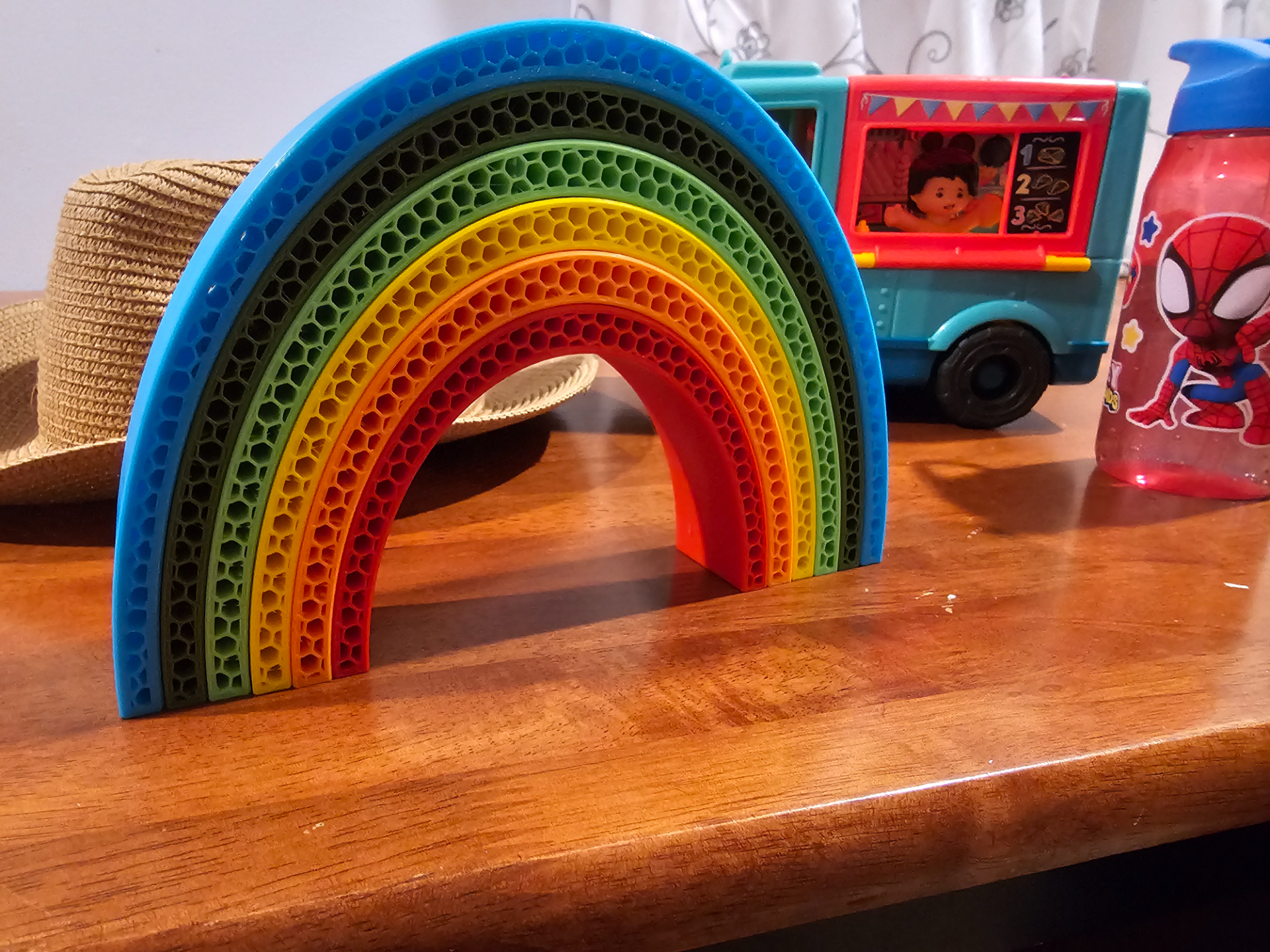 Rainbow Stacker puzzle toy!