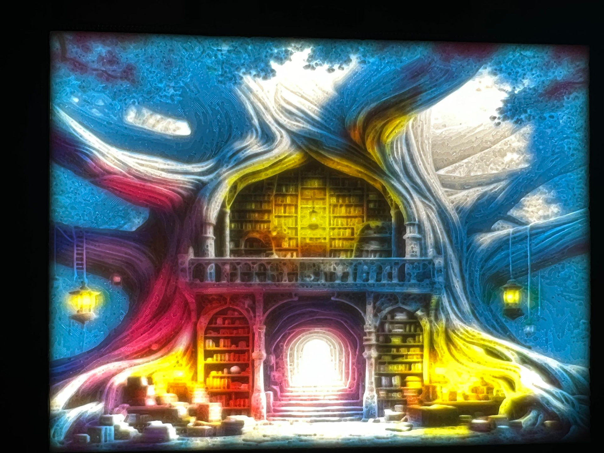 Mystical Library Lithophane
