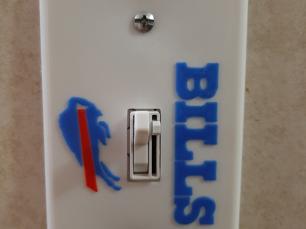 Buffalo Bills Light Switch Cover