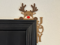 Reindeer Christmas Door Corner