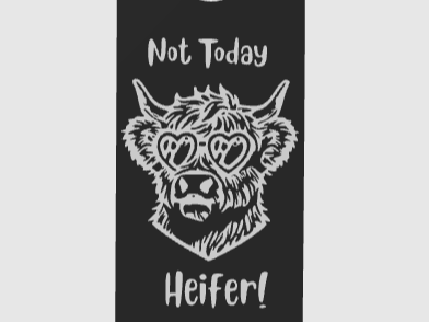Stanley Lid Topper - Not Today Heifer! 40oz