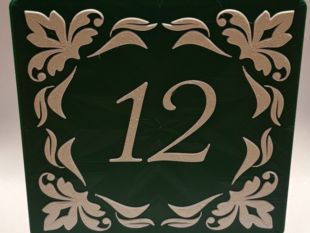 Table Numbers Customisable Design 3