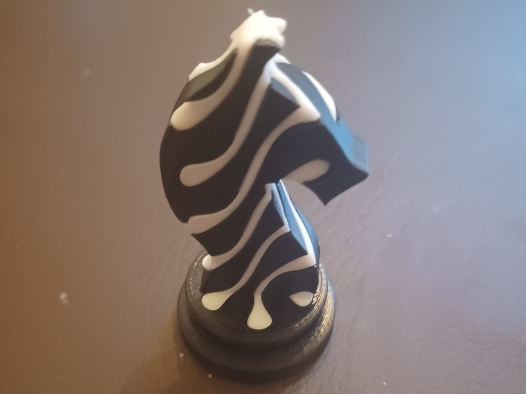 Spiral Passthrough Chess Knight