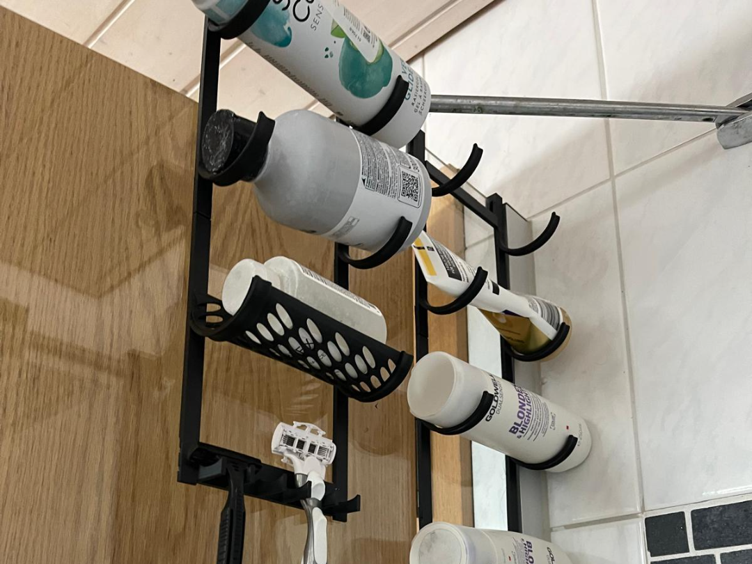 Filigranes Duschregal – modular & flexibel