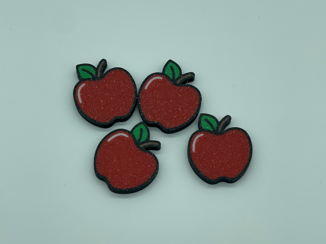 Mini apple magnets