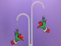 Grinch earrings - NO AMS