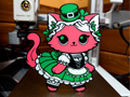 St Patrick's Day - Irish Bar Maid Cat
