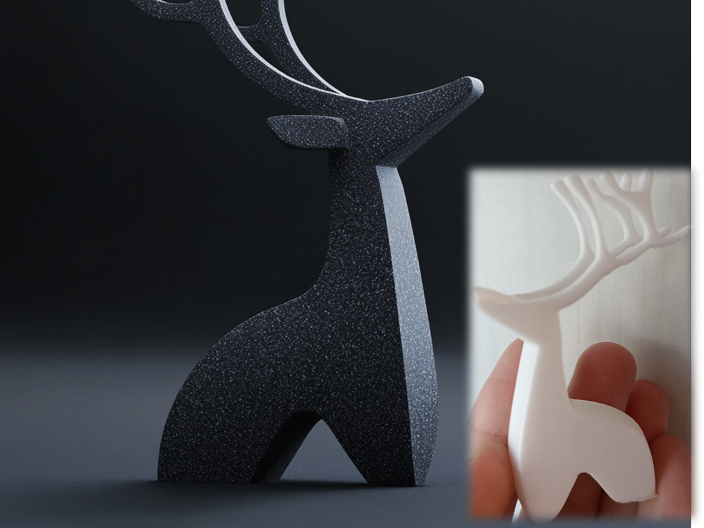Christmas Deer Sculpture