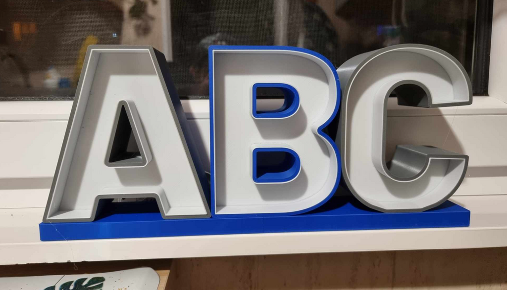 LED LIGHT SIGN LETTERS BASE