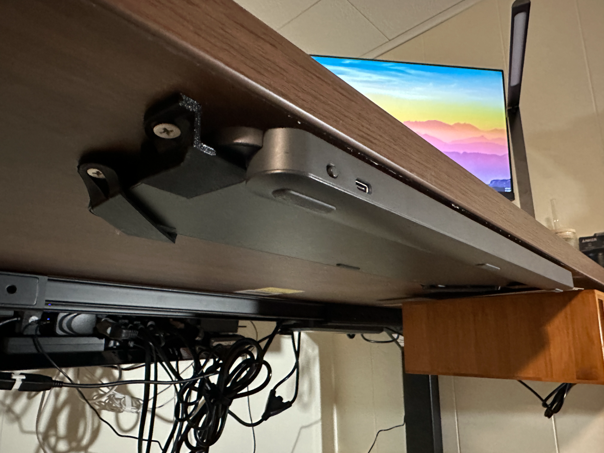 Under Desk Storage Mount for Keyboard MX Keys