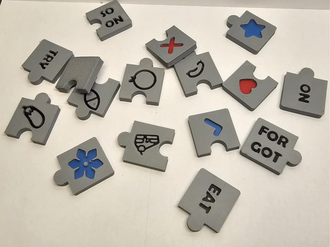 Puzzle Fridge Note magnets