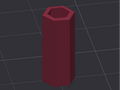 Drill pit adapter hex 6mm to 4mm