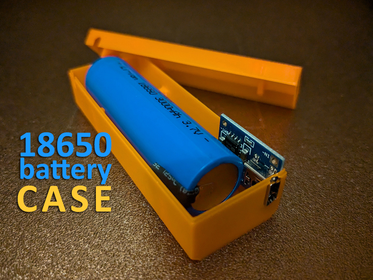 18650 Battery Case / Battery MOD for Visuo Drone