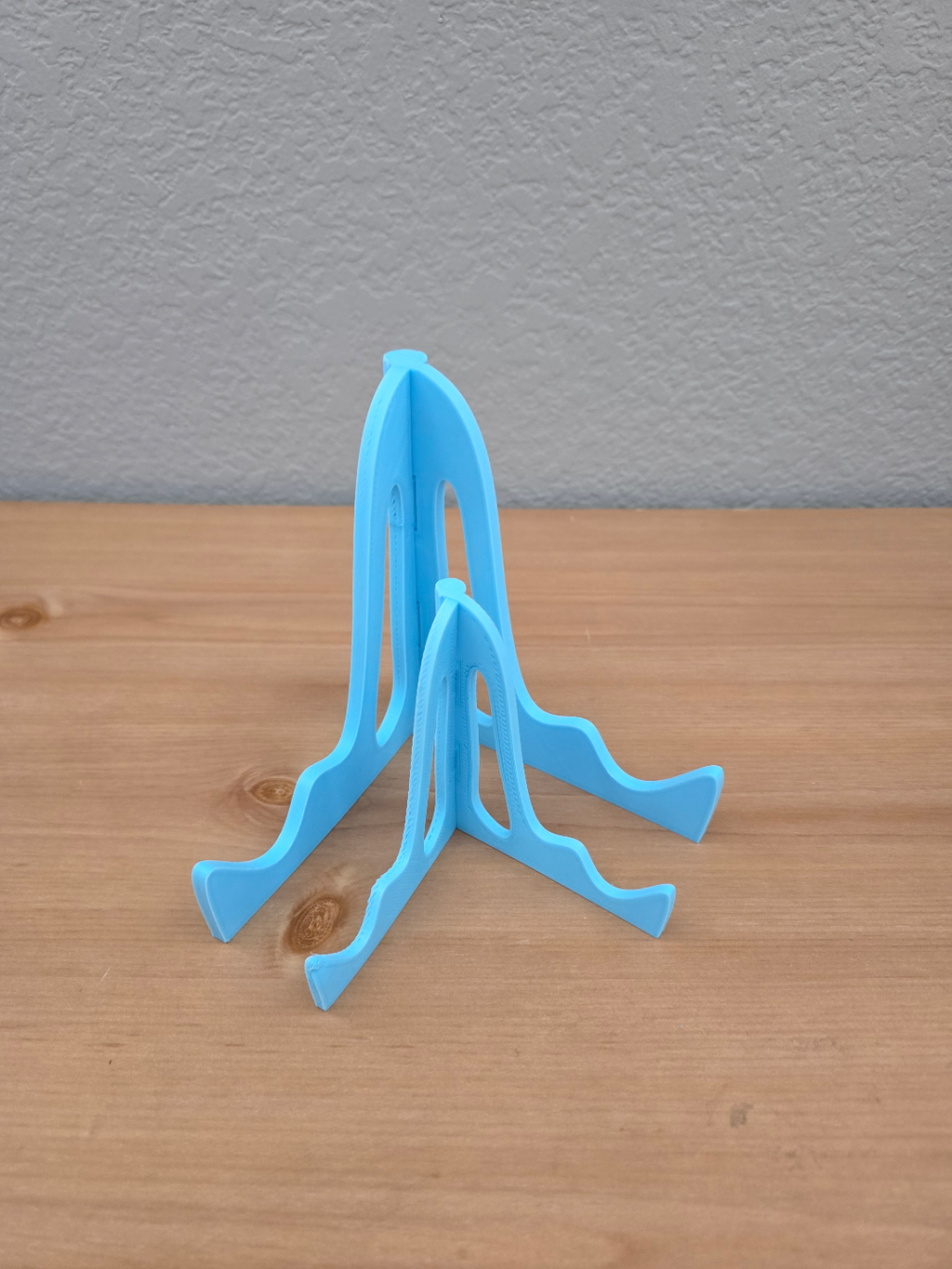 Fold out phone or picture holder