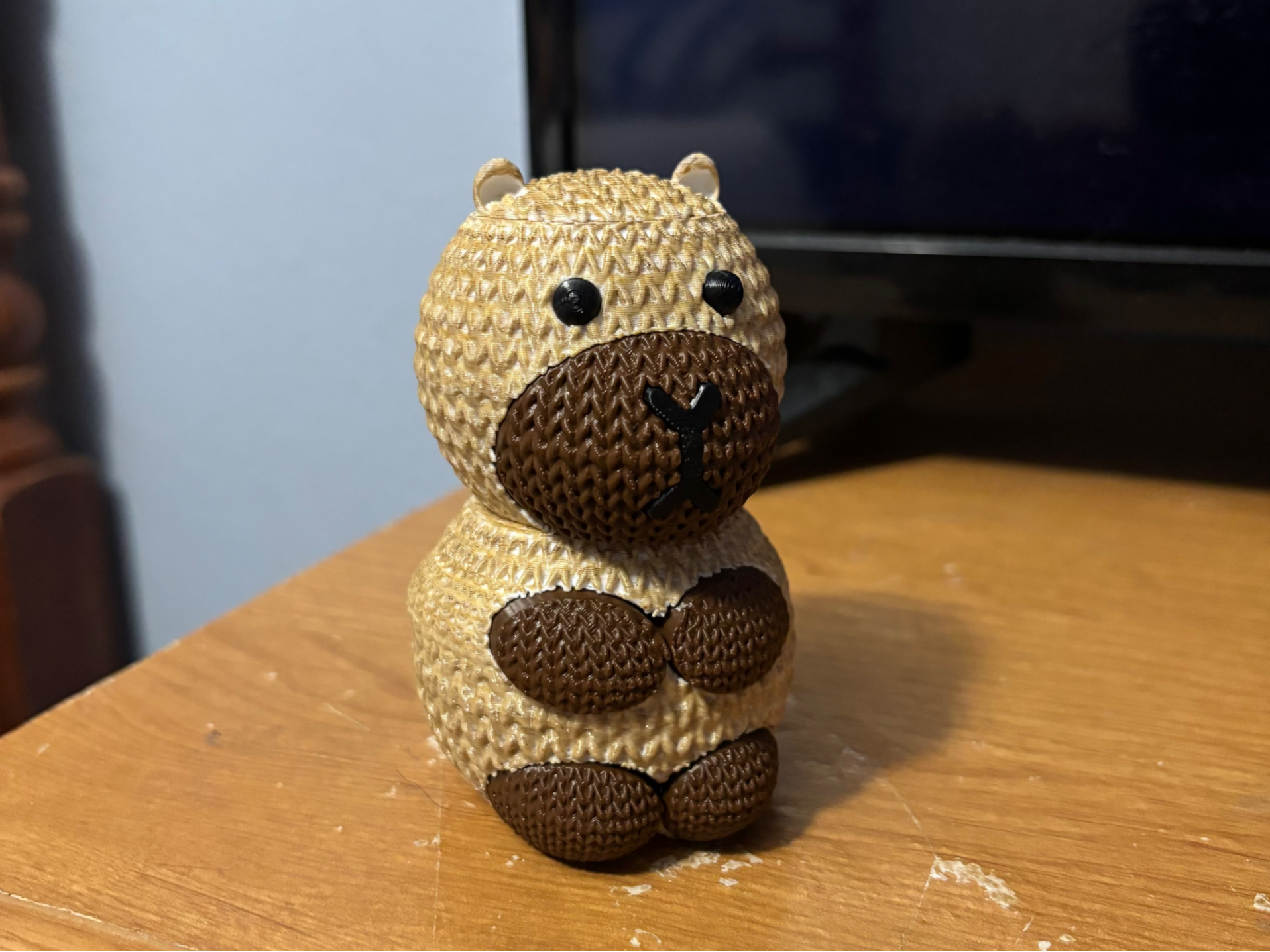 Buildable Knitted Capibara