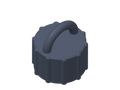Syringe Cap (lure lock) with keyring