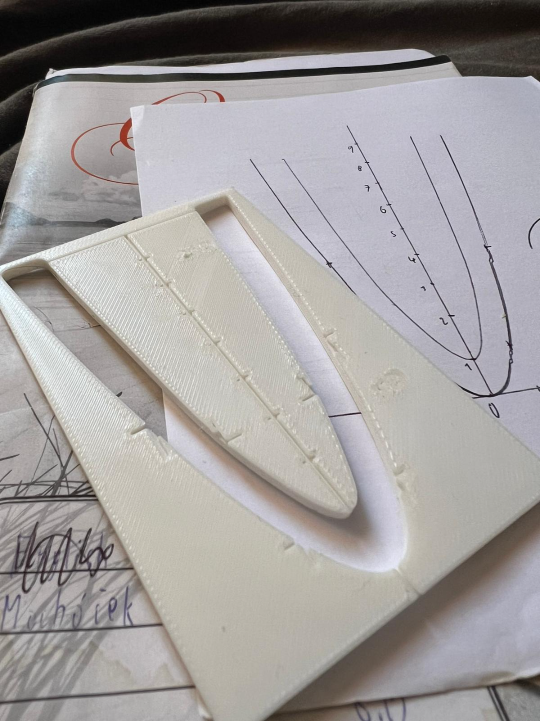 X squared graph ruler