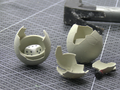 breakable Easter egg with cracks