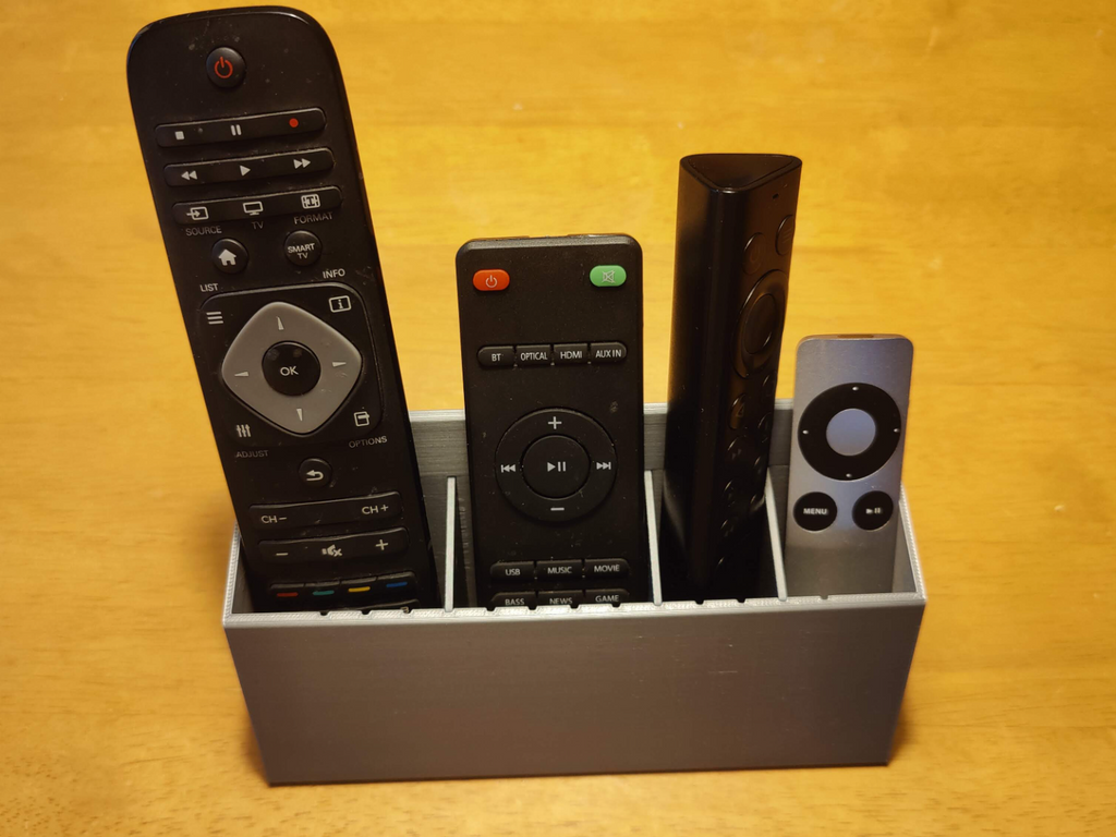 Remote Control Stand with adjustable dividers