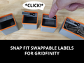 Cullenect Swappable Labels for Gridfinity and More
