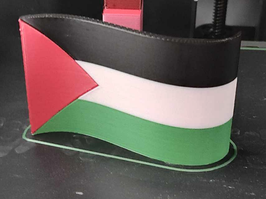 Palestine Flag - Standing / Waving