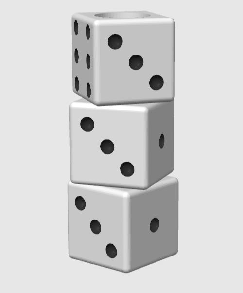 Dice Tower Vase