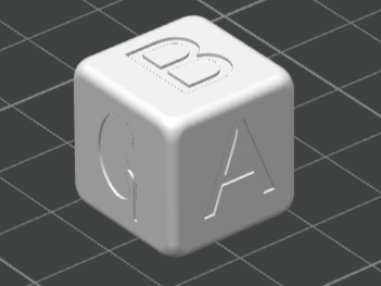 Test answer cube