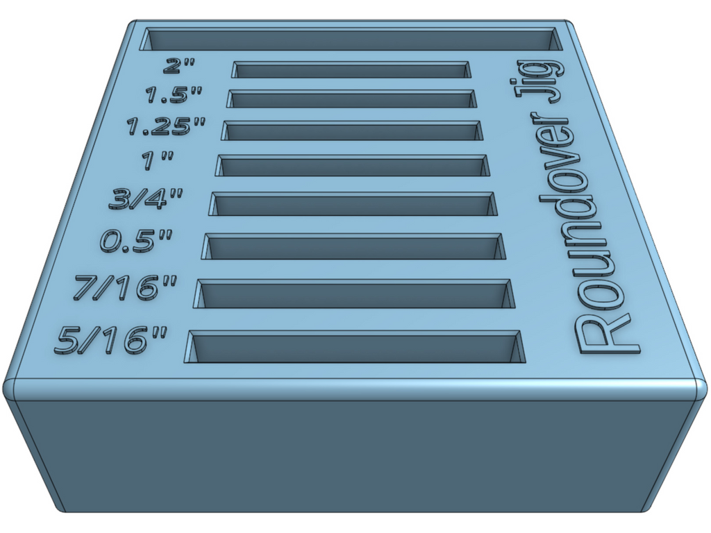Holding Tray for Roundover Jig