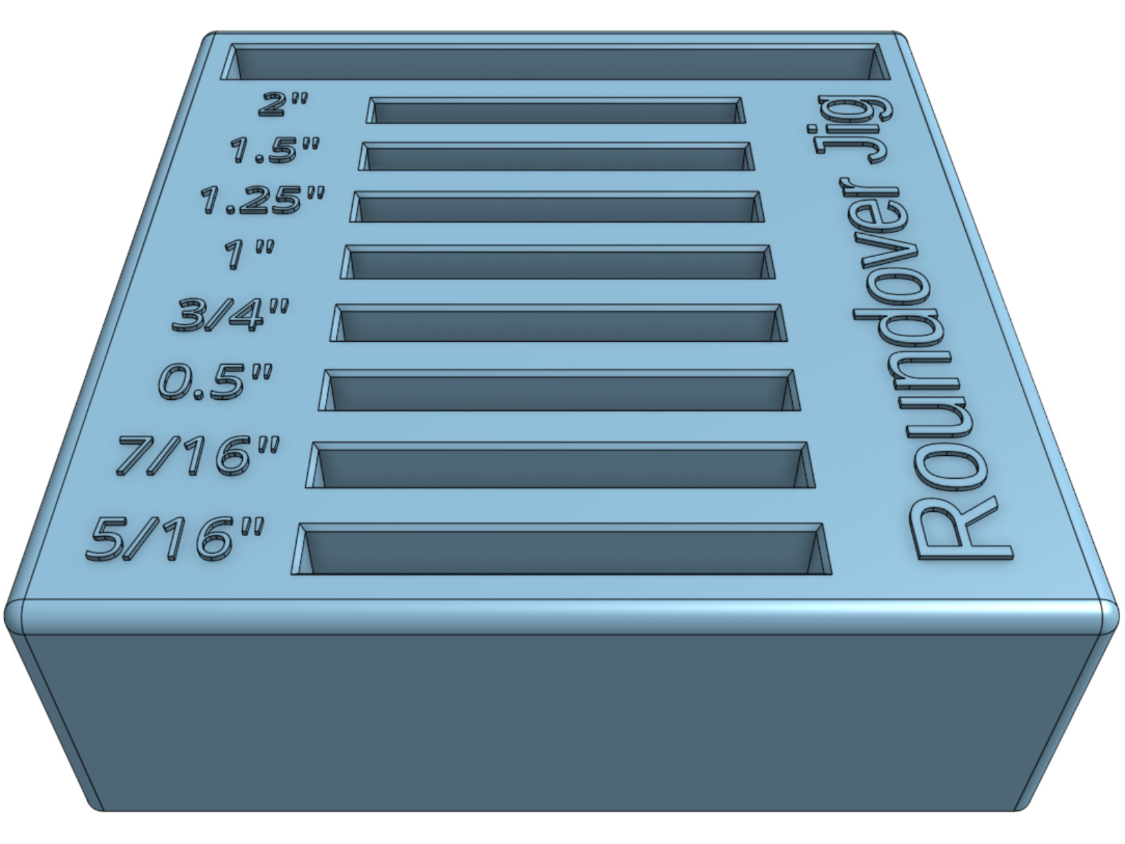 Holding Tray for Roundover Jig