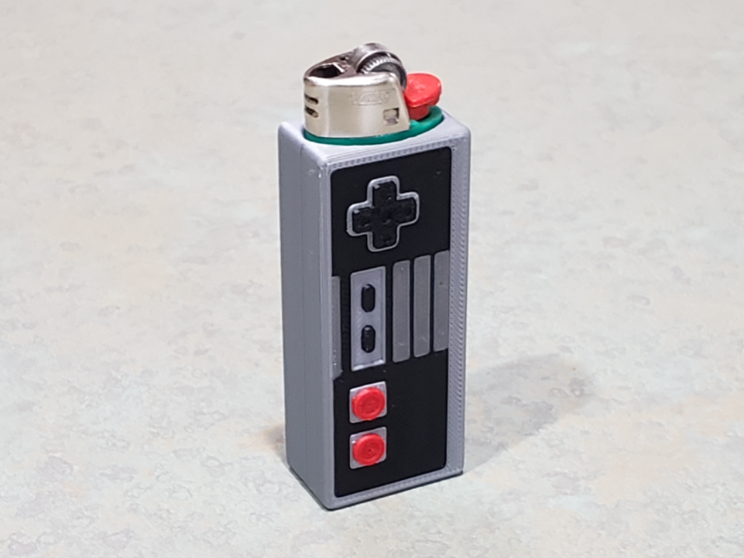 NES Controller Bic Lighter Case