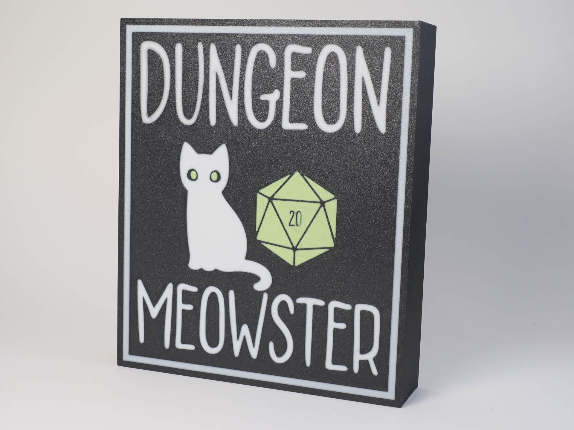 Dungeon Meowster LED Light Box