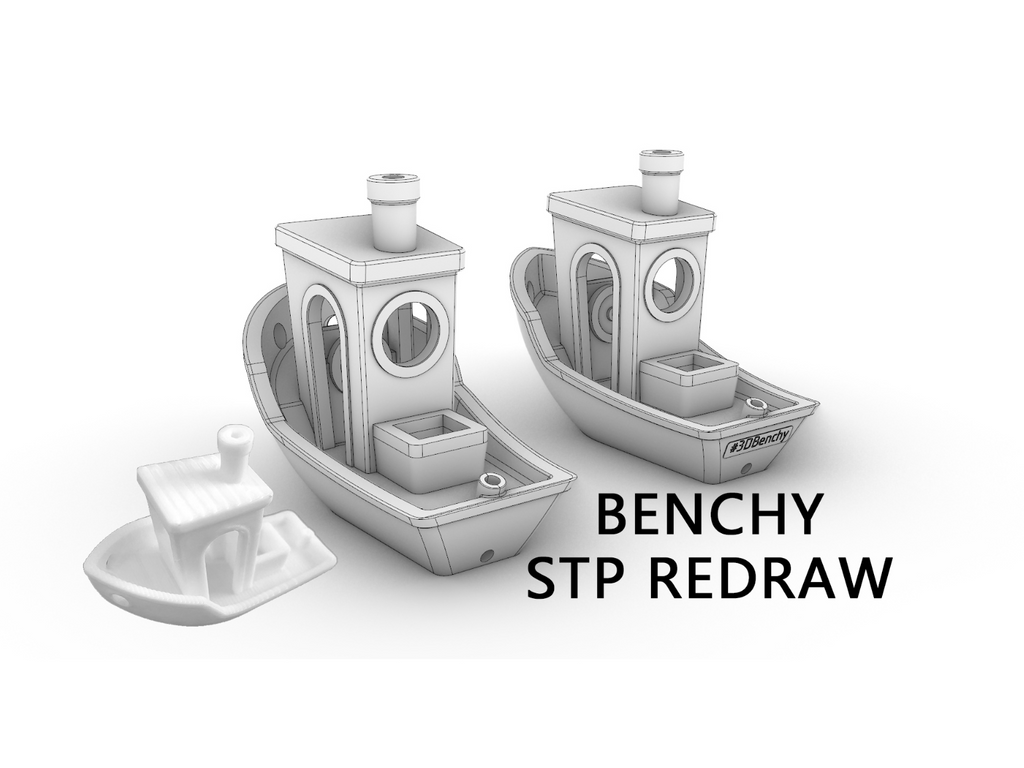 Benchy STP Redraw——as a joke