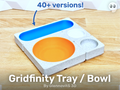 Gridfinity Tray / Bowl - Catch-it-all for the desk